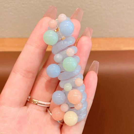 4 шт. Резинки для волос, не повреждающие волосы, эластичные резинки для волос, женские, для девочек, многоразовые, нескользящие, с пузырьками, плетеный ободок, аксессуары для волос