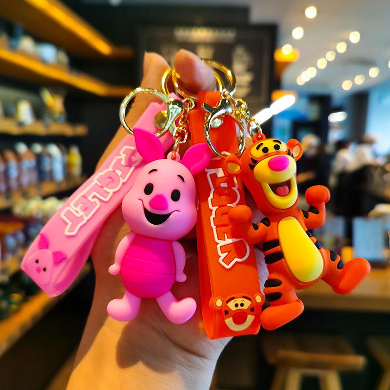 Брелоки Disney Винни-Пух Крошка Ру Piglet Тигра Аксессуар для Автомобиля Сумки Подарки на День Рождения для Детей