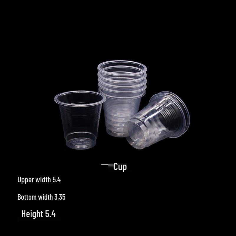 OIMG 60ML Thickened Transparent Disposable PP Plastic Cups