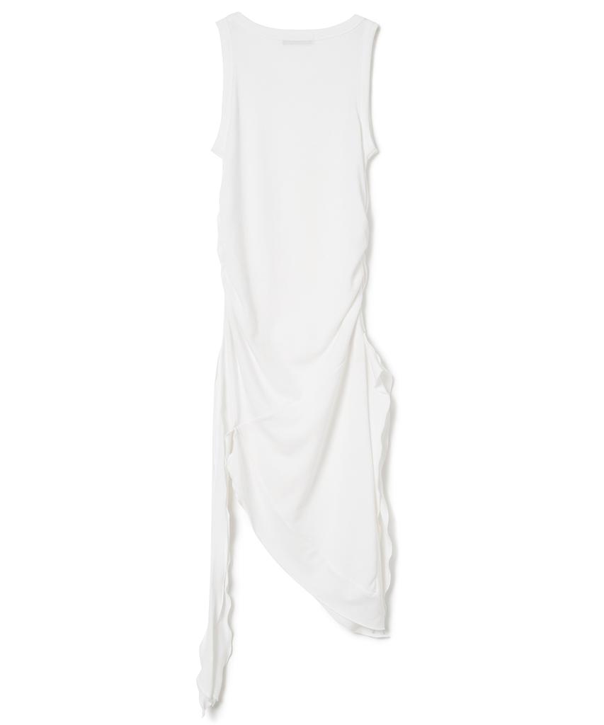 MILLO WOMEN Ruffle Sleeveless Top [Ivory]
