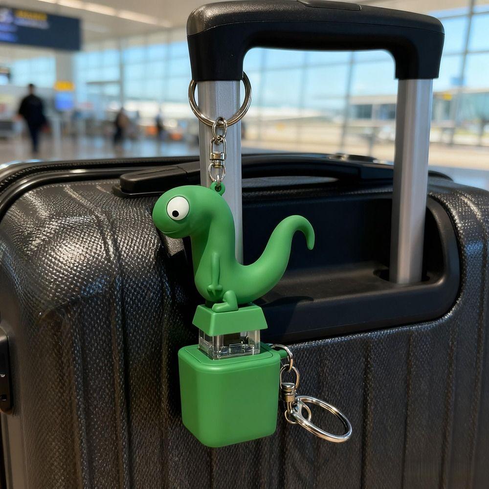 Rechargeable Fidget Toys Portable Lizard Keychain Rechargeable Animal Keychains  Anxiety Relief