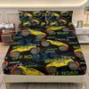 Разнообразный гоночный узор матрас трехкомпонентный цифровая печать комплект постельного белья для пары