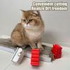 2 Pcs Cardboard Cutter for Cat Scratchers Kitten Shaped Cardboard Cutting Tool Handheld Cardboard Strip Tool for DIY Cat Scratching Board