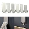 1/6Pcs Kitchen Bathroom Wall Hanger Hook Small Towel Rack Hanger New Bathroom Organizer