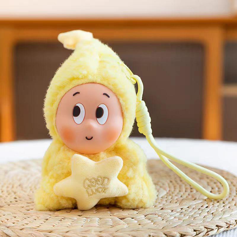 Очаровательный Силиконовый Плюшевый Подвеска-Звезда - Мультяшная Кукла-Шарм для Школьной Сумки Студента