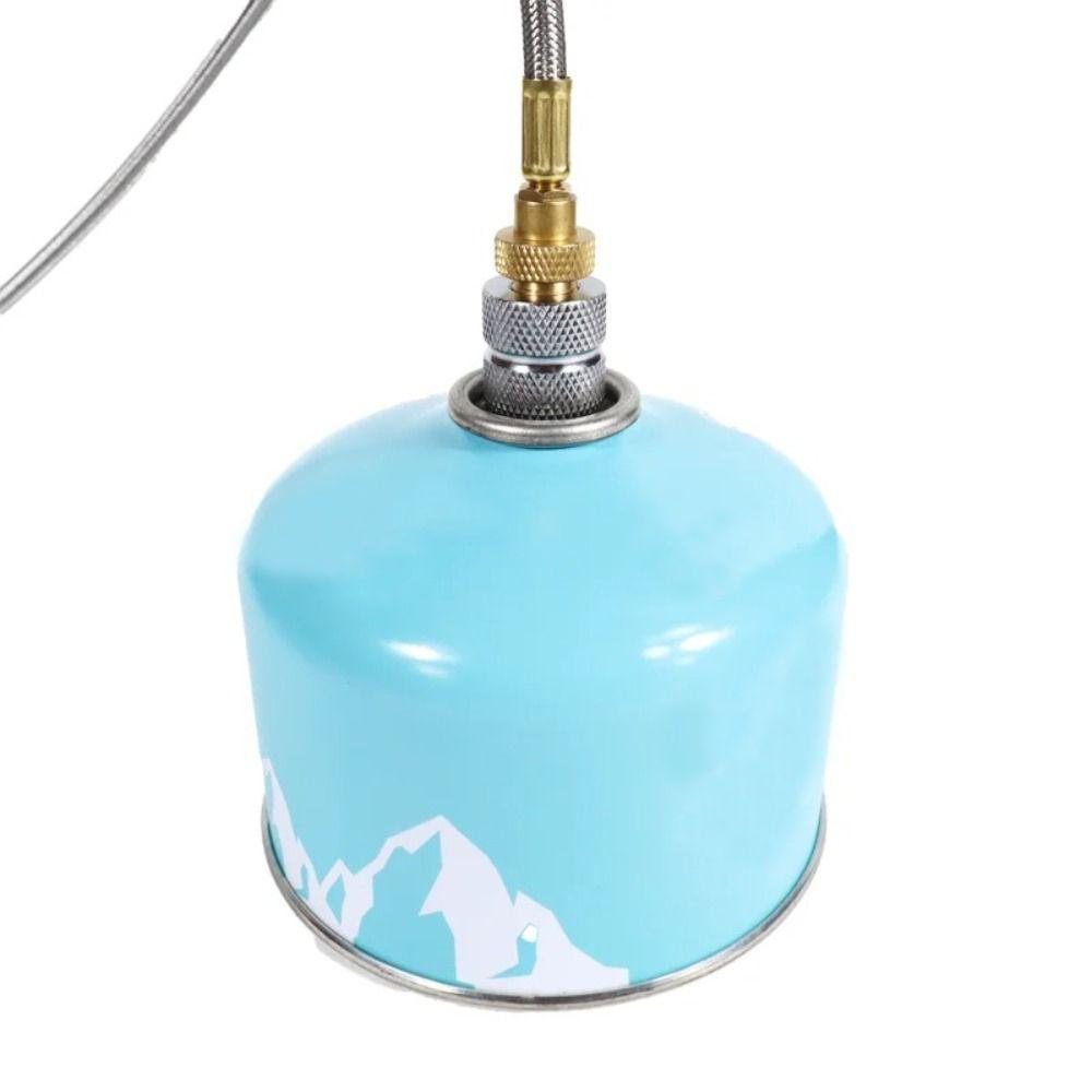 Многоразовый адаптер для заправки пропаном газовой плиты Ручной соединитель шланга баллона СНГ