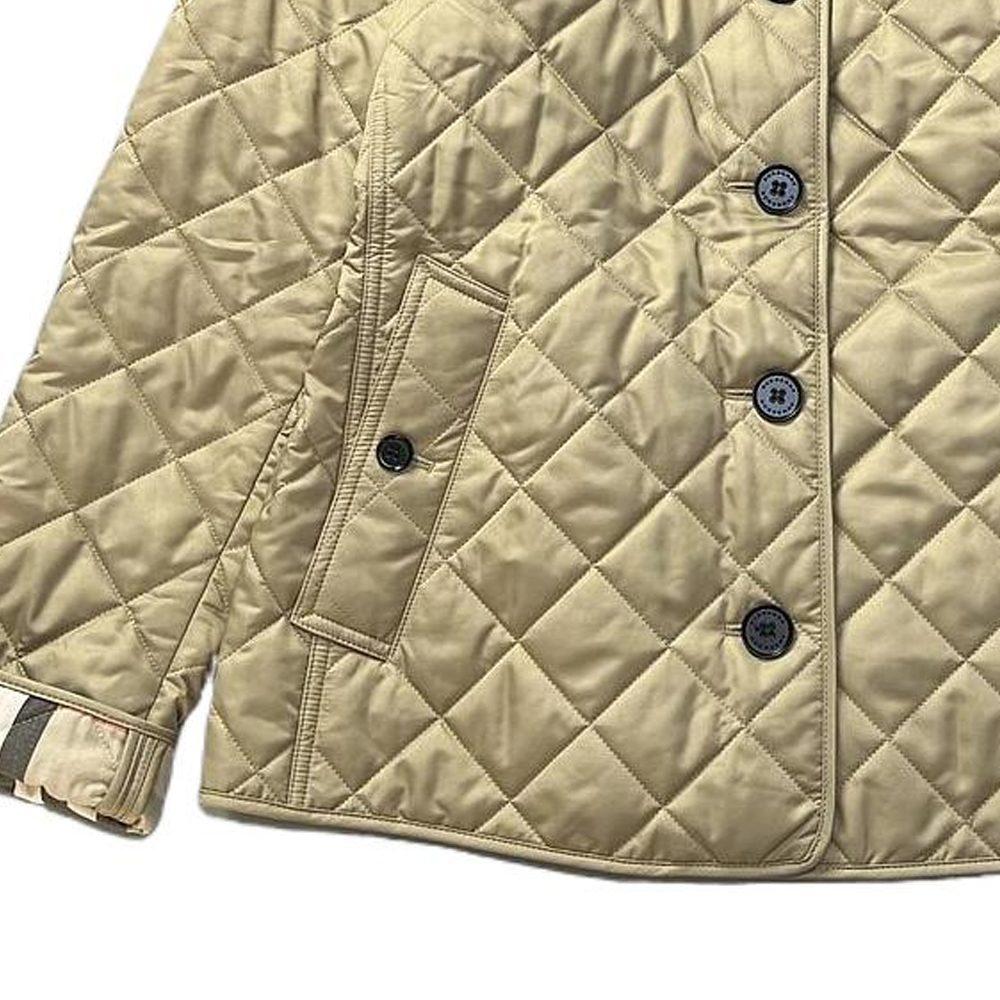Burberry Женская пуховая куртка Хаки 80530461