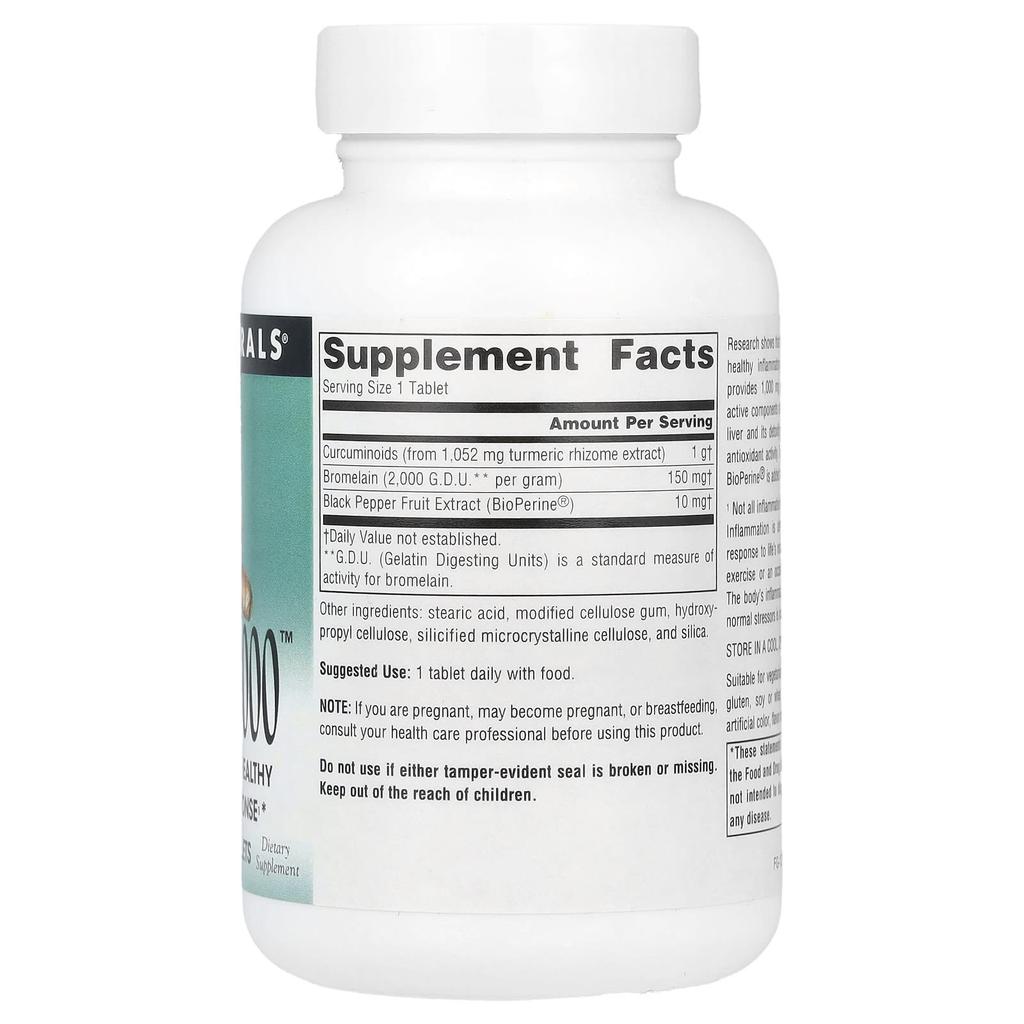 Turmeric 1000™, 1,000Mg, 60 Tablets