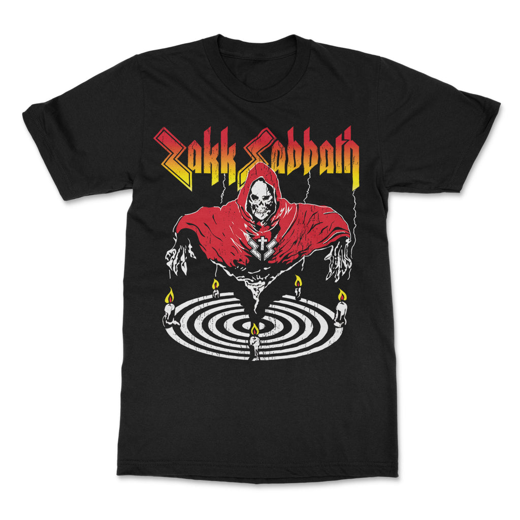 Футболка с графическим принтом группы Zakk Sabbath, хлопковая, унисекс, летняя, с коротким рукавом, модный бренд, повседневная, винтажная, ретро