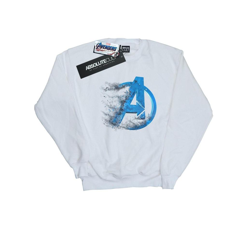 Marvel Mens Avengers Endgame Dusted Logo Sweatshirt