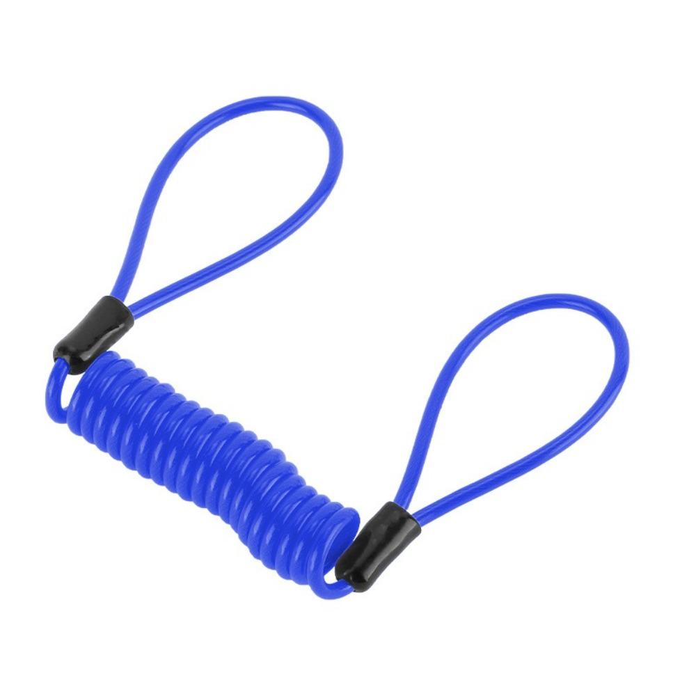 Anti-lost Bike Spring Reminder Cable Metal Disc Brake Lock Rope Universal