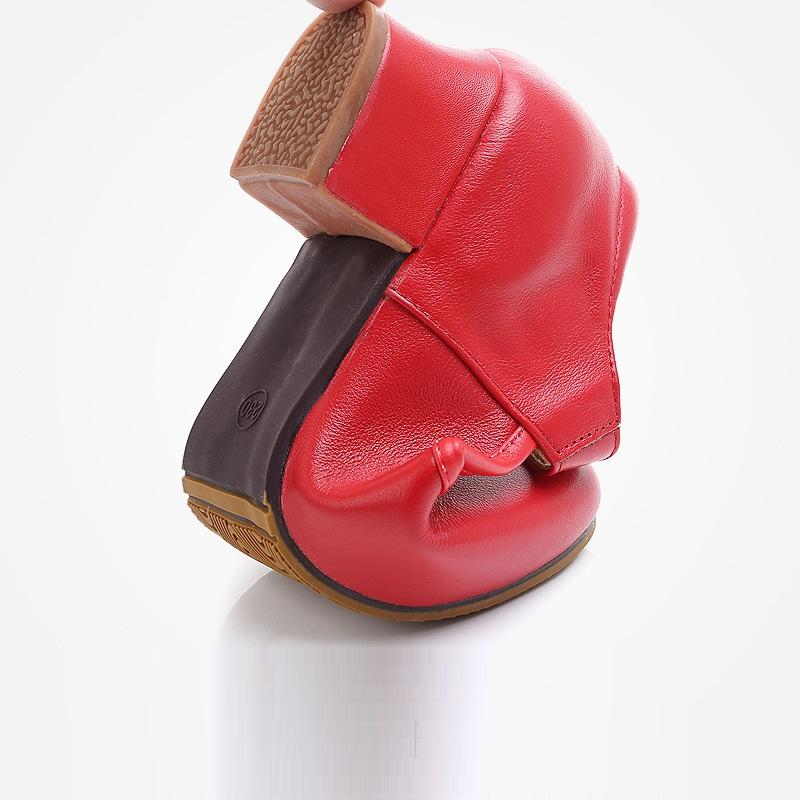 Современная танцевальная обувь Танцевальная обувь, которая не утомляет Легкая и легкая Обувь для квадратных танцев Женская кожаная обувь