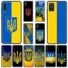Ukraine Flag Painted Bling Phone Case For Samsung Galaxy A70 A50 A40 A20s A30 A10s A20e A20 A10 A02s A01 A52 Soft Black Cover