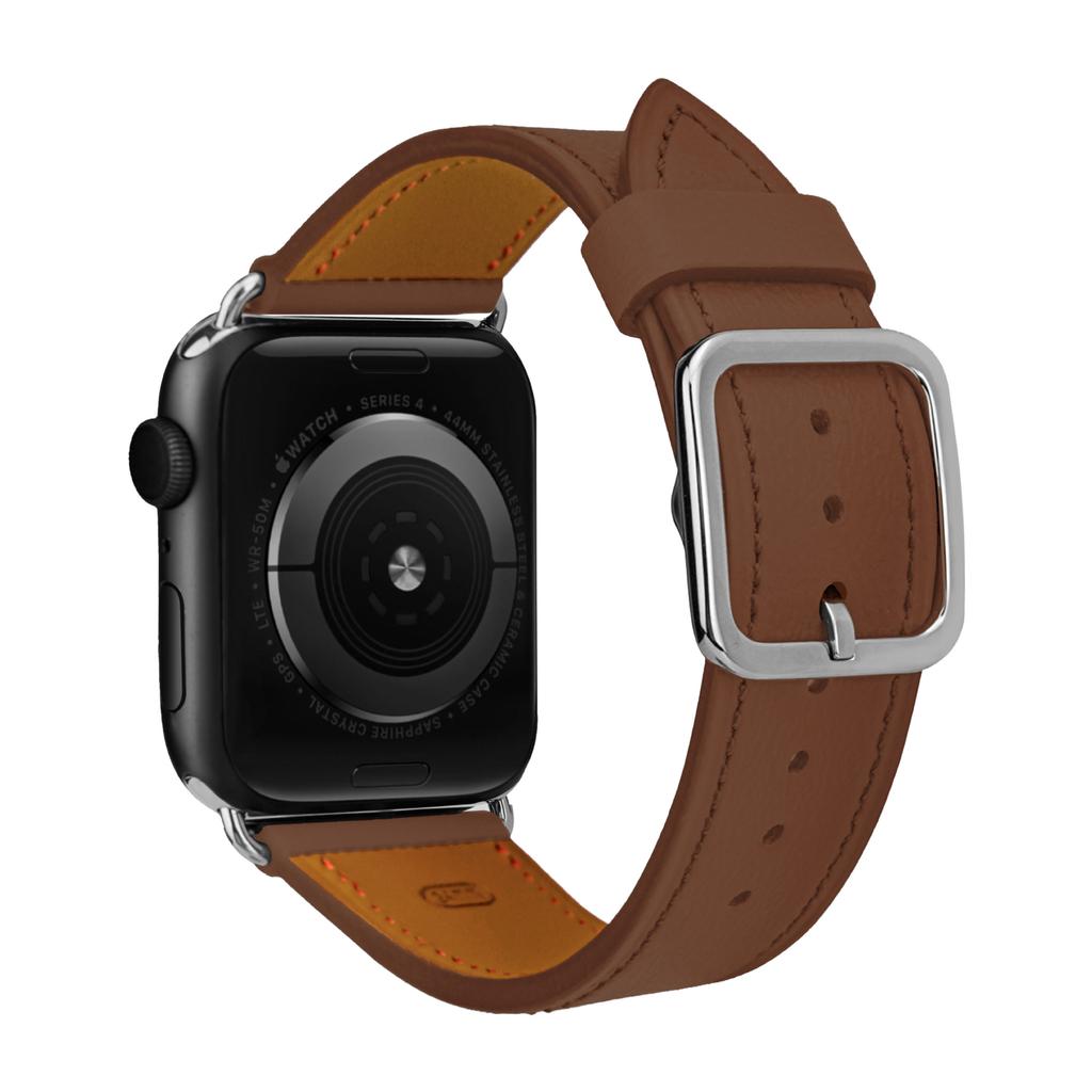 Простой кожаный ремешок для часов первого слоя 49 мм, замена для Apple Watch Ultra всех серий, премиальный аксессуар для браслета