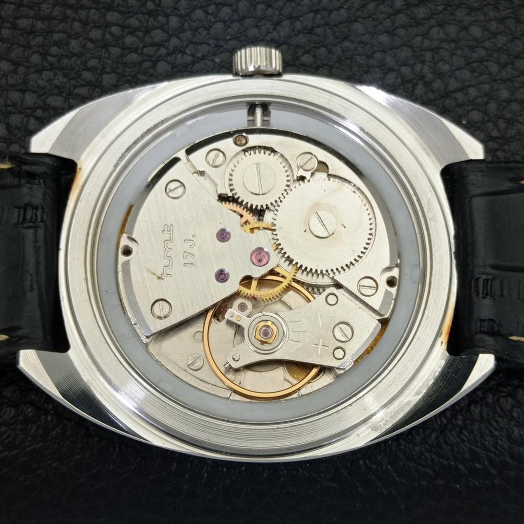 ИНДИЙСКИЕ ВИНТАЖНЫЕ ЧАСЫ HMT KOHINOOR С РУЧНЫМ ЗАВОДОМ, МУЖСКИЕ, ЦИФЕРБЛАТ ЗЕЛЕНОГО ЦВЕТА a440925-4 HT-a440925