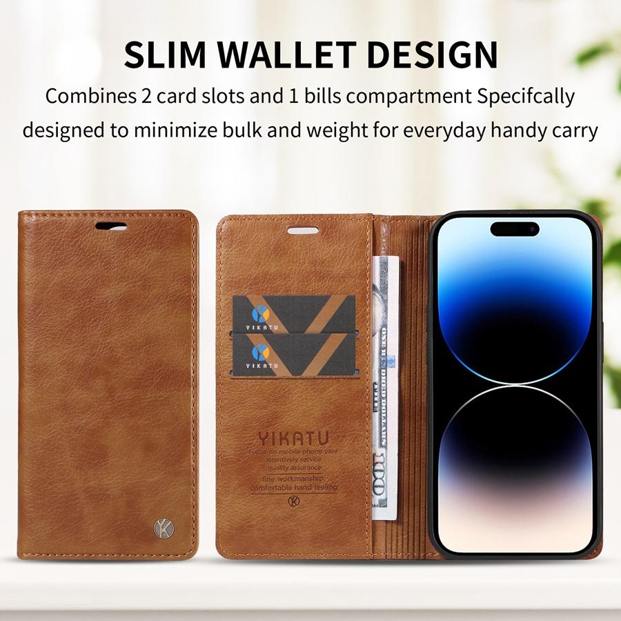 Премиальный кожаный прочный магнитный чехол для iPhone 16 Pro Max 16e 16 Plus 15 Pro 14 13 12 11 XR 7 8 Plus SE чехол-кошелек с подставкой и отделениями для карт