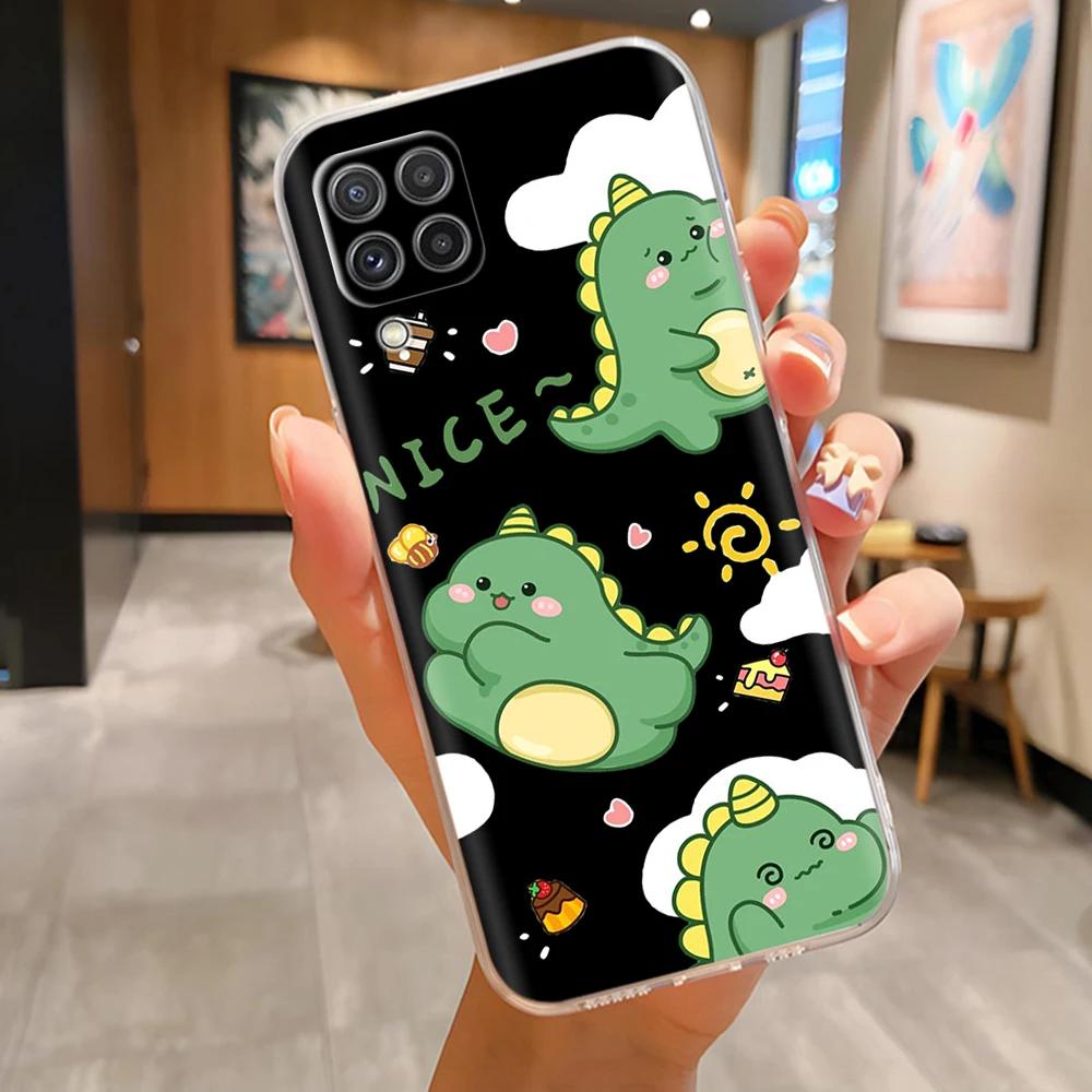 Чехол для телефона Samsung A12 Чехлы Модный Бабочка Мягкий Прозрачный Силиконовый Задний Чехол Для Galaxy A12 4G 5G Funda Защитный Бампер