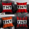 Game T-TNT Block Explosion Pillow Case Plush Fabric Soft Double-Sided Printed Sofa Warm Winter Home Gift Cushion Cover