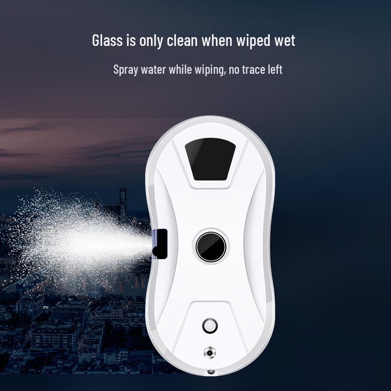 Автоматический робот-очиститель окон с функцией распыления воды