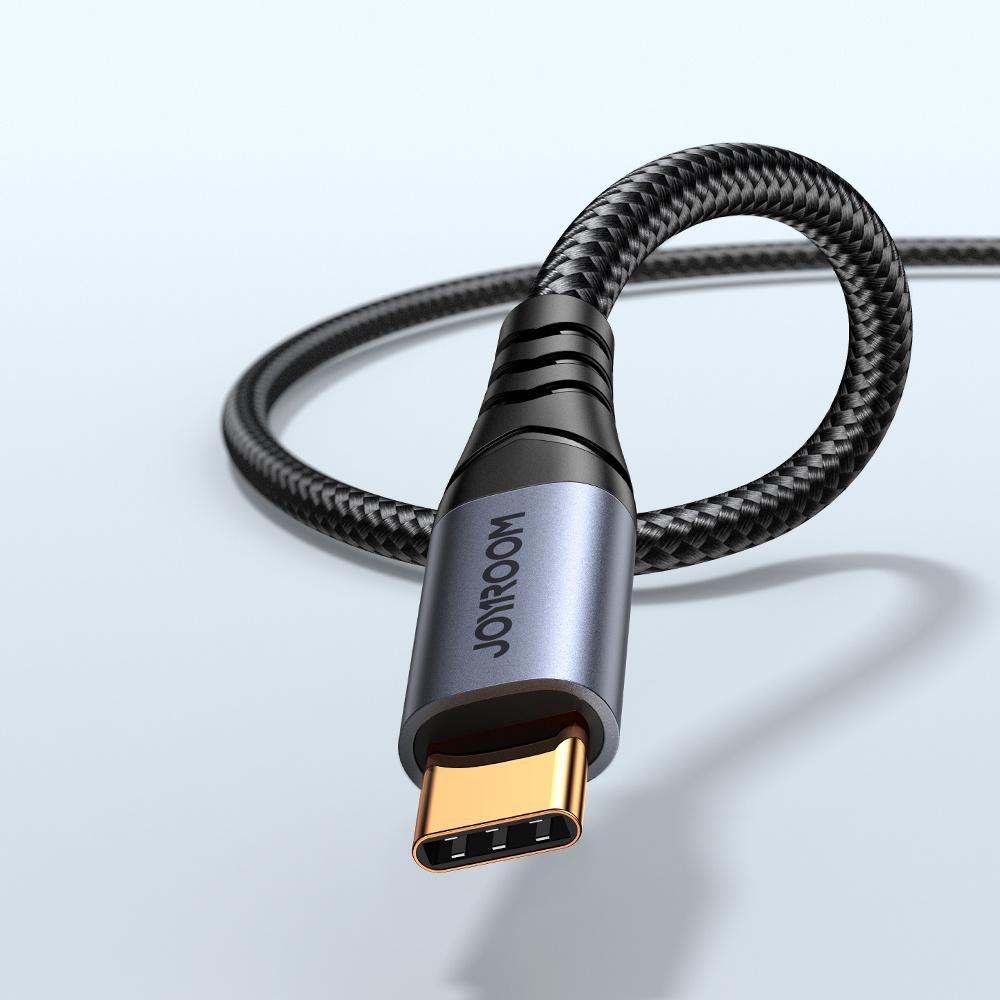 Joyroom Высококачественный аудиокабель-адаптер 3,5 мм на USB-C - 1,2 м, черный