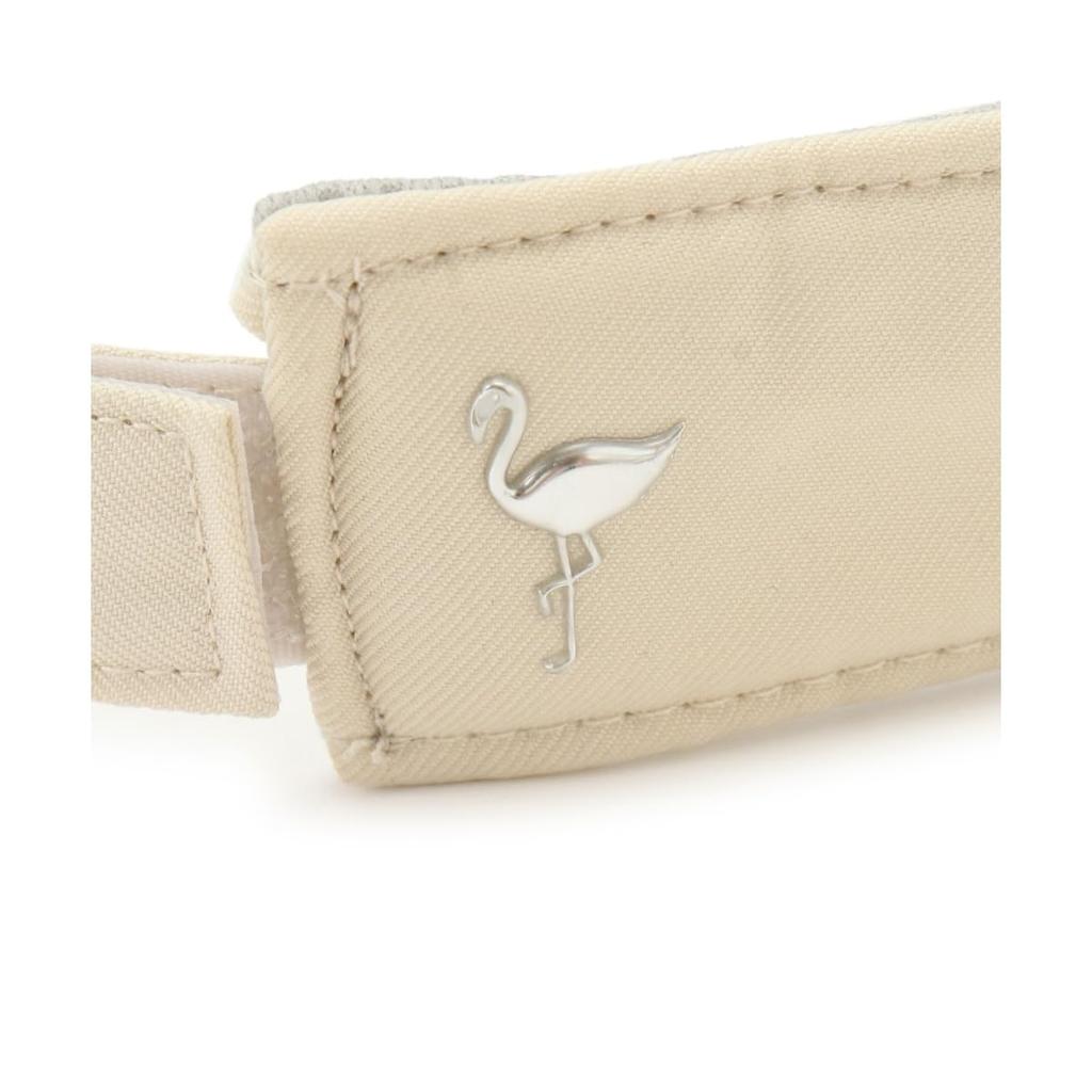 Visor Rhinestone Logo Twill Visor ERU14200 Beige [June Andrope] Women's (27)