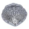 Natural Terahertz Pendant Peacock Pattern Carved Energy Stone Hanging Ornament for Women Men