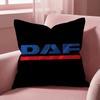 Чехол на подушку с логотипом грузовика D-DAF, многоцелевой чехол для дома и автомобиля - Двусторонний, мягкий и прочный для ежедневного использования