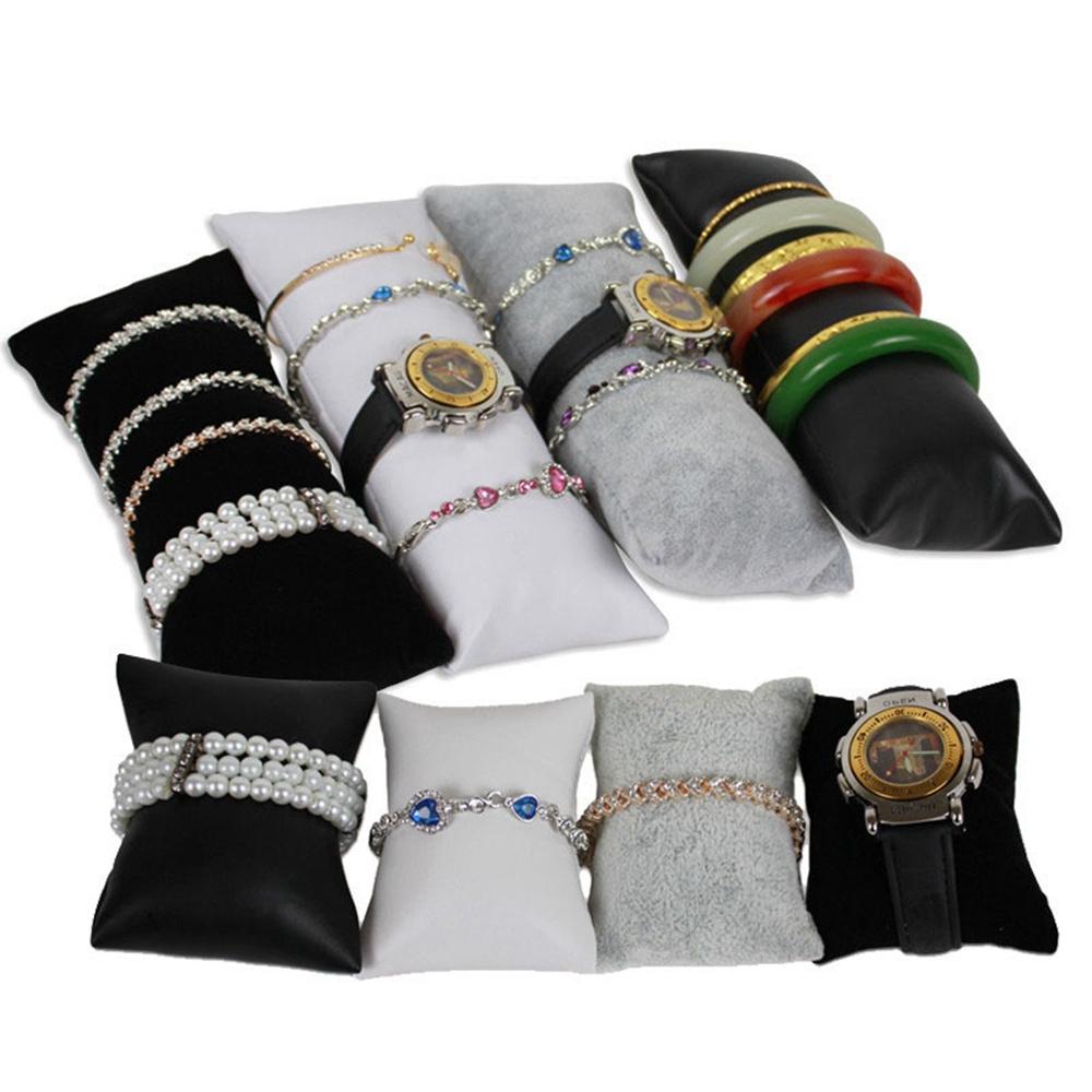 Бархатные/ПУ Прочные Подушки для Демонстрации Часов, Органайзер для Подарков для Прилавка, Подушка для Ювелирных Изделий, Подставка для Наручных Часов