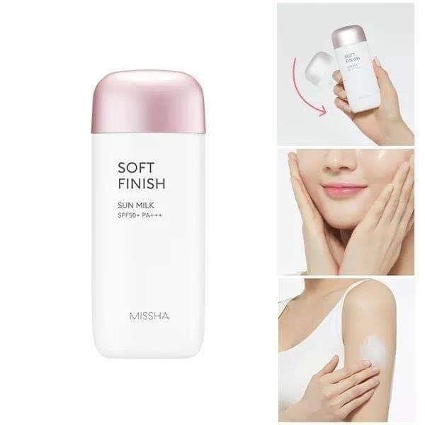 MISSHA All-Around Safe Block Soft Finish Sun Milk SPF50+ PA+++ 70ml AUTHENTIC STORE