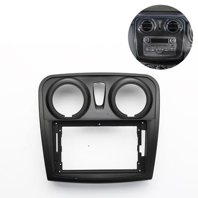 2 Din 9-дюймовая рамка панели автомобильного радио для Renault Logan 2 2012-19 Sandero 2 14-19