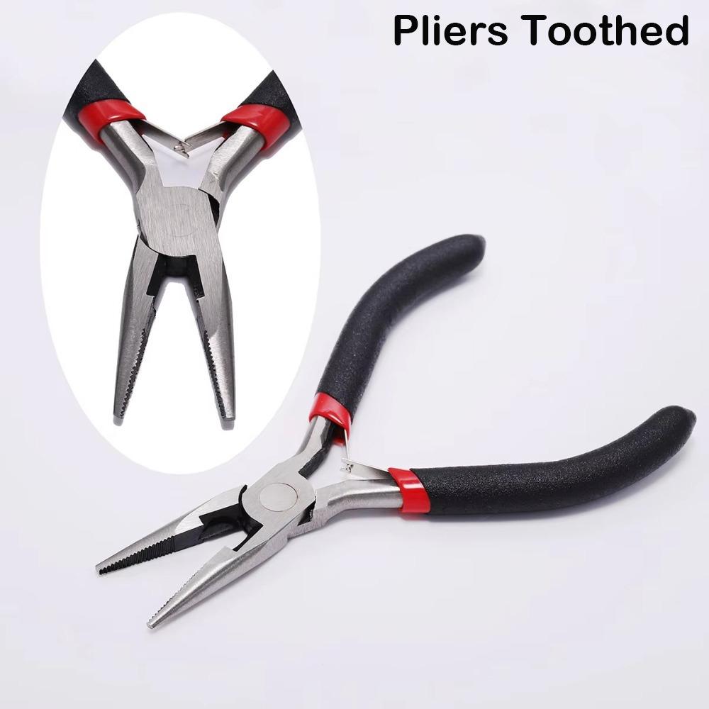 Carbon-Hardened Steel Jewelry Pliers Ferronickel Beadwork Repair DIY Wire Pliers