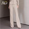 AD Winter Women's High-End Pink Wool Blend Blazer & Pants Set - Elegant Professional Outfit