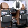 Car Seat Back Storage Organizer Bag Universal PU Leather Auto Styling Stowing Tidying Pocket Multifunction Storage Box