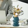 Ваза для цветов PE Pampas Grass Vase Nordic Spiral Flower Pot Modern Desk Esthetic Room Decor Living Flower Holder For Home