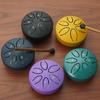 Steel Tongue Drum 6 Notes Mini for Kids 3 Inches Rain Drums Outside Rain