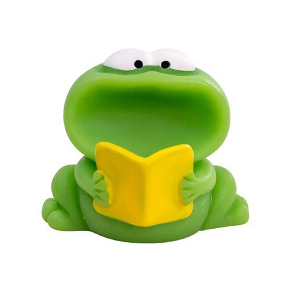 Мини-фигурки лягушек, мультяшная лягушка с большим ртом, статуэтка для мохового ландшафта, аксессуары для цветочных горшков, миниатюрное настольное украшение из смолы для автомобиля, домашнего декора