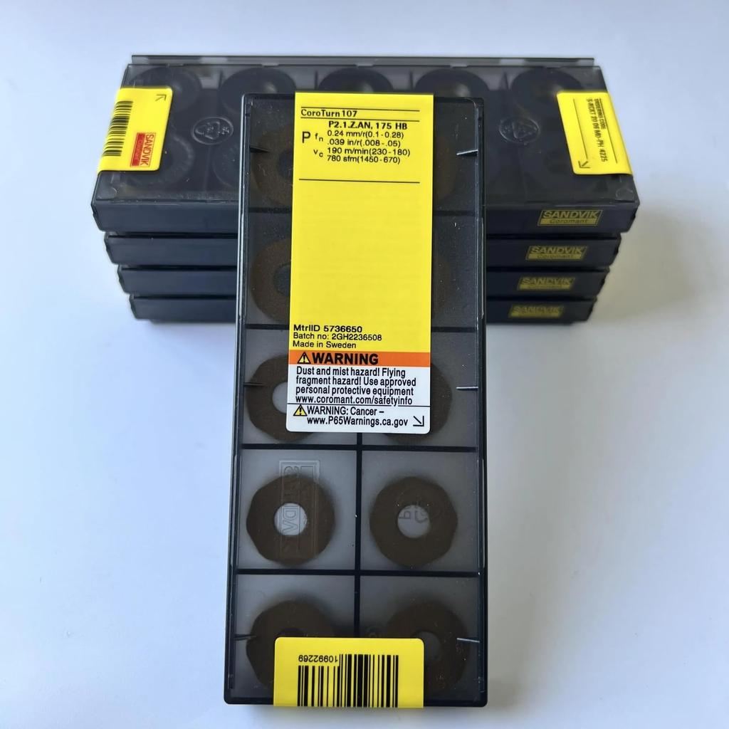 Original Sandvik / S-RCKT2006MO-PH 4225 CNC Lathe Carbide Blade 10 PCS