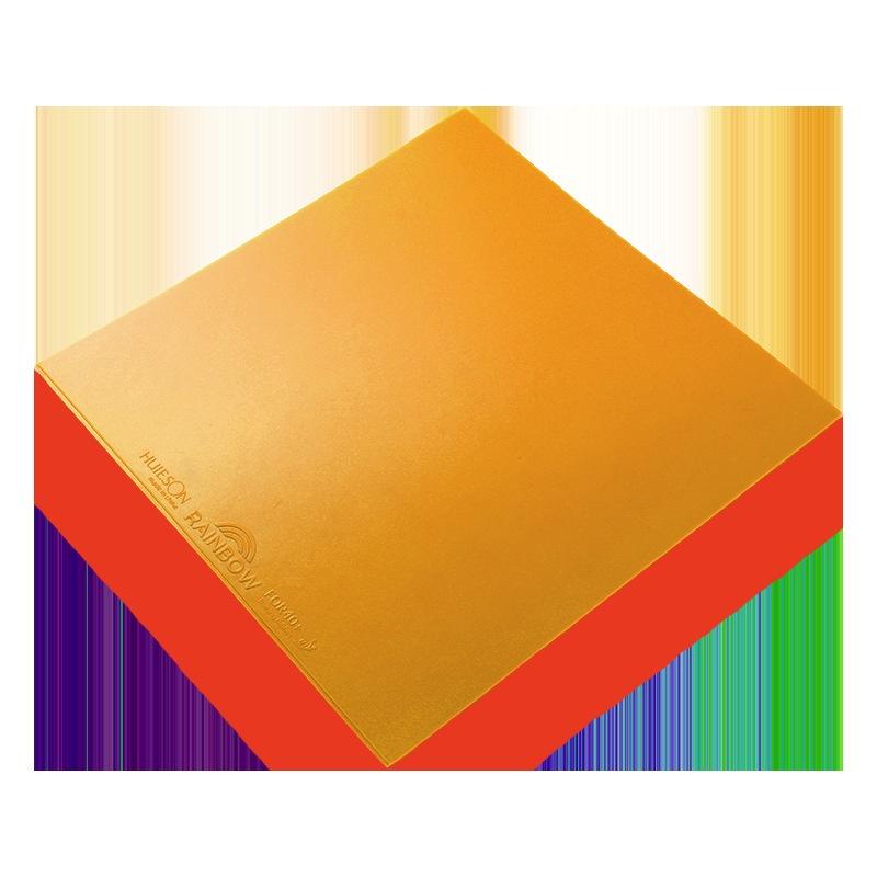 Huieson Colorful Rainbow резина для настольного тенниса полулипкие шипы в резине для ракетки пинг-понга одобрена ITTF сине-зелено-желтая резина