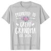 Funny Promoted To Great Grandma Est 2026 Grandmother 100% Cotton T-shirts Fashion Casual Loose Oversized Streetwear T Shirt