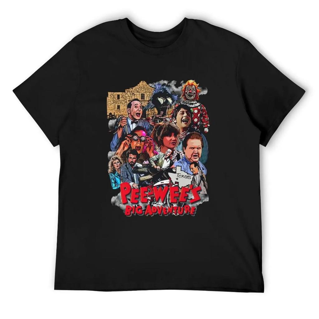 Винтажная футболка Pee Wee Herman оверсайз летняя одежда мужские футболки