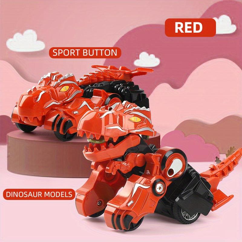 Transforming Dinosaur Car Toy for Boy Gift Friction Power Cars Deform Dinosaur Robot Dino Transformer Toys for Kids Toddler Toys