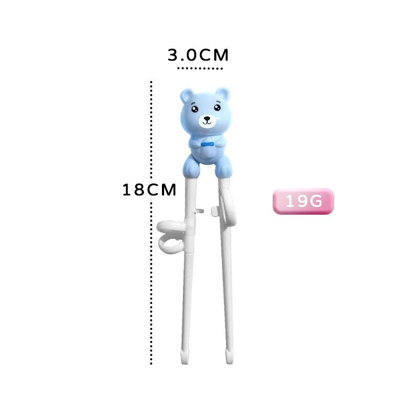 Детский мультяшный обучающий набор палочек для еды и столовых приборов: Ложка, вилка и палочки для еды из нержавеющей стали 304 для младенцев и мам.