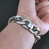 Панк-ювелирные изделия Мужской браслет Браслет из нержавеющей стали Мужской браслет-манжета