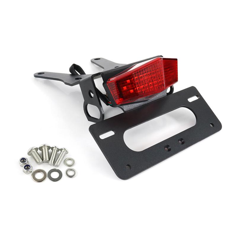 Tail Tidy License Plate Holder with LED Light Fit For Honda CRF250L CRF250M 2013-2022 CRF250 Rally 2017-2022 Fender Eliminator