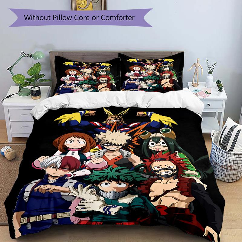 Heroes United Battle Ready Print 3Pcs Bedding Setduvet Cover With 2 Bedropillowcase Home Birthday Gift