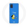 Case for Samsung Galaxy A71 Bangtan BTS BT21 Chimmy Jimin Blue Background