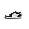 Air Jordan 1 Oolong Pink Амортизация, Износостойкие Низкие Винтажные Баскетбольные Кроссовки Унисекс Черный Белый Розовый 553558-146(Команда766-)