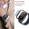 Glass+Metal Case For Apple Watch Ultra 49mm Accessories Protector Bumper Tempered iwatch series 8 7 se 45mm 41mm 44mm 40mm cover