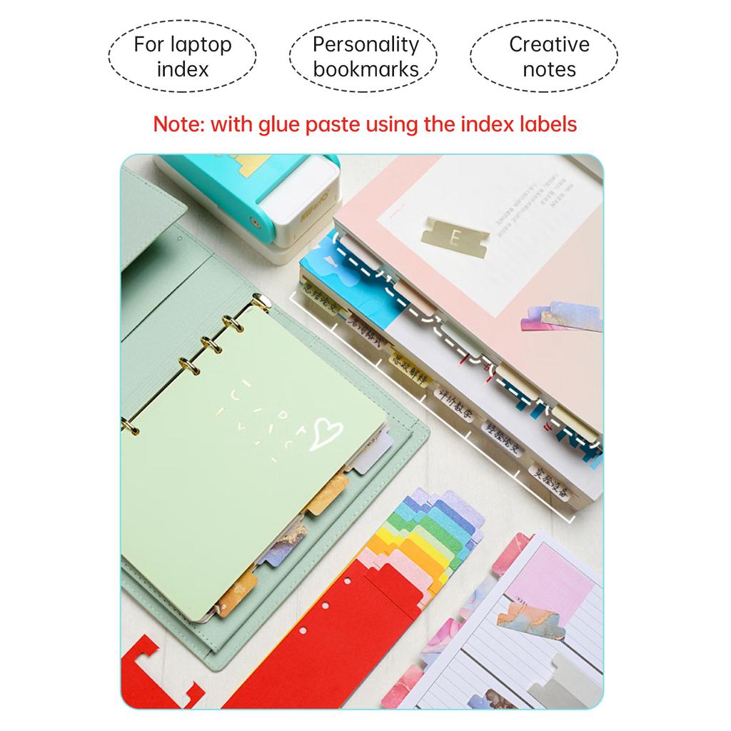 KW trio BQJ 04 Пробойник для листов BQJ 04 Разделитель для loose leaf Наклейка-индекс для DIY Пробойник для этикеток Машина для пробивки разделителей бумаги Скрапбукинг