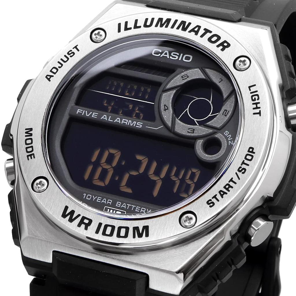 Casio Standard Digital Watch with Inverted LCD Overseas Model [Casio] Men's Multi-Alarm MWD-100H-1BV [Item]